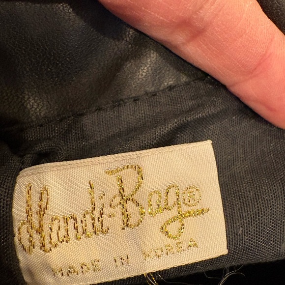 Chic Black Leather Clutch - Picture 5 of 10